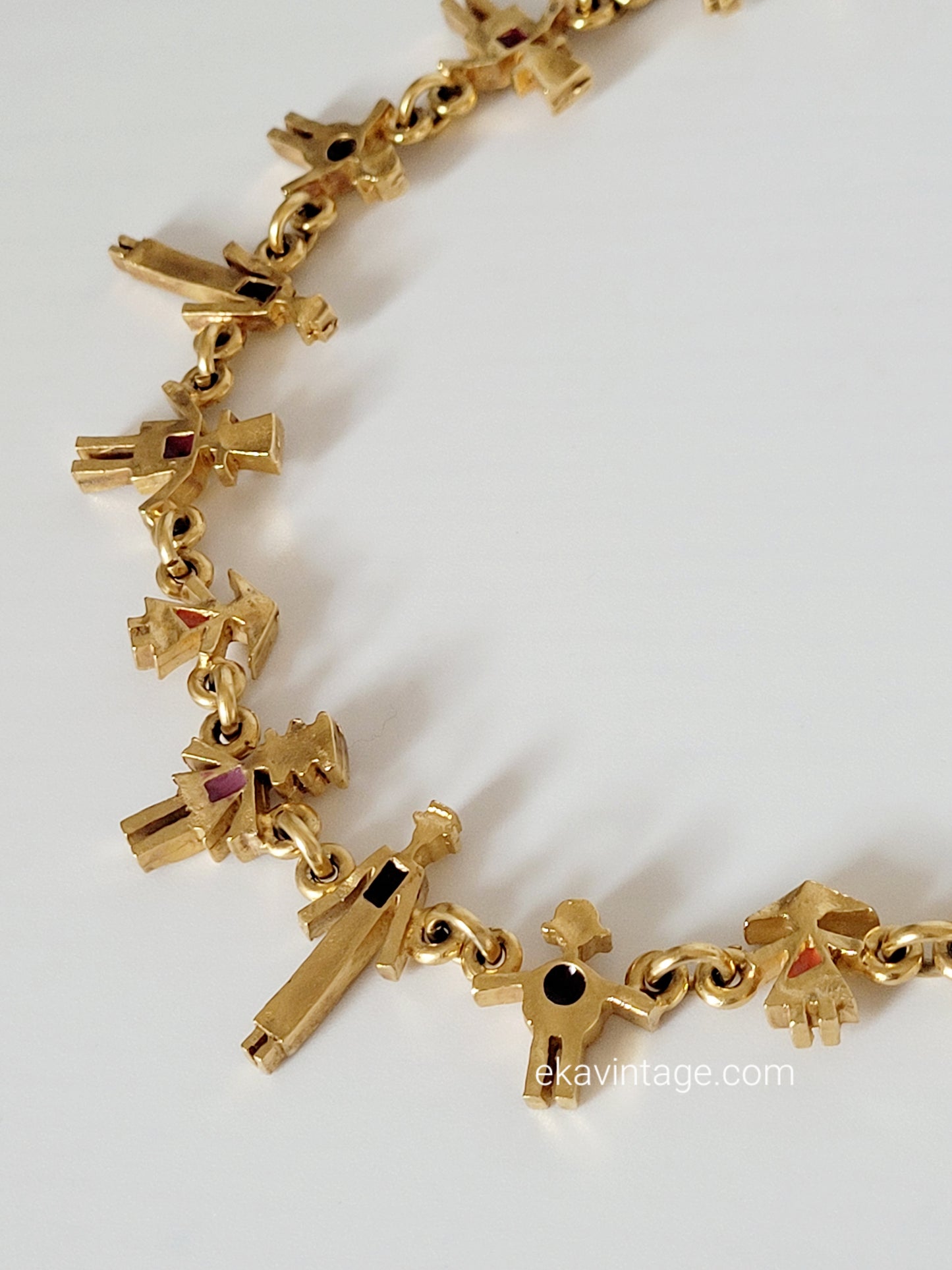 Biche de Bere  - Collier vintage doré