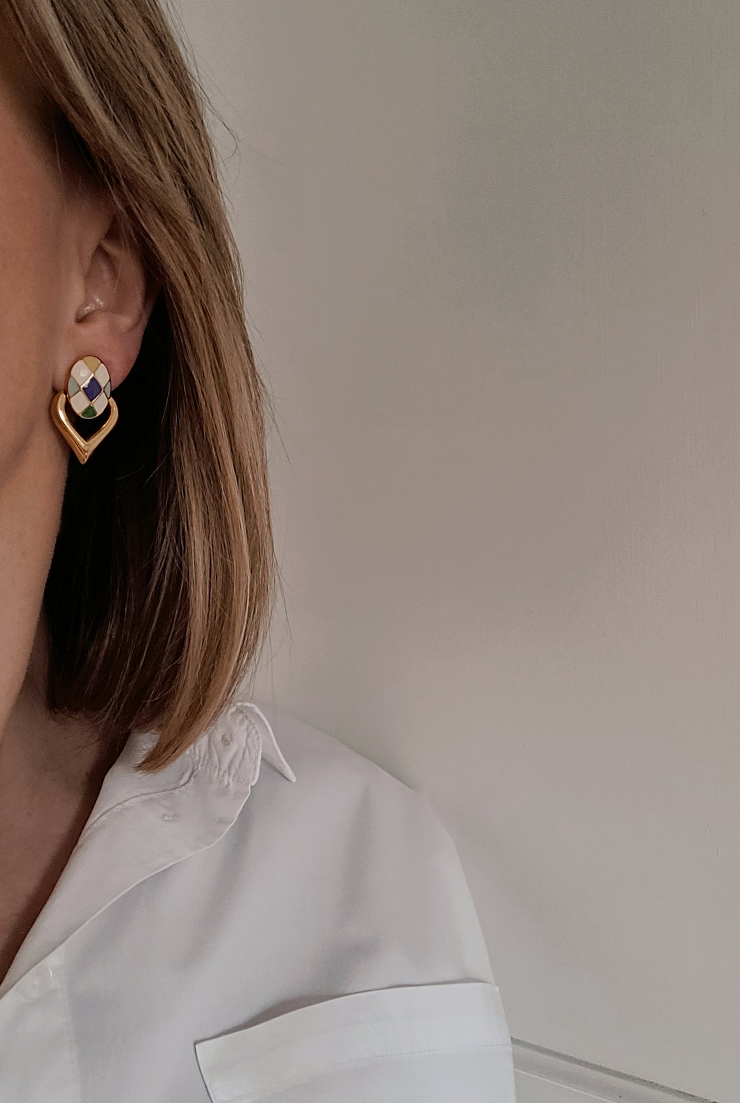 Monet - Boucles d'oreilles vintage