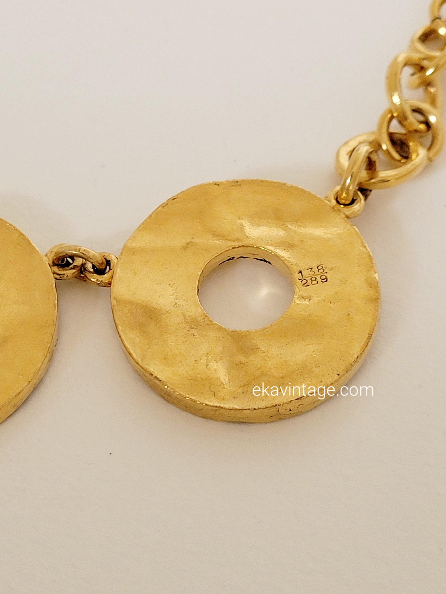 Biche de Bere  - Collier vintage doré
