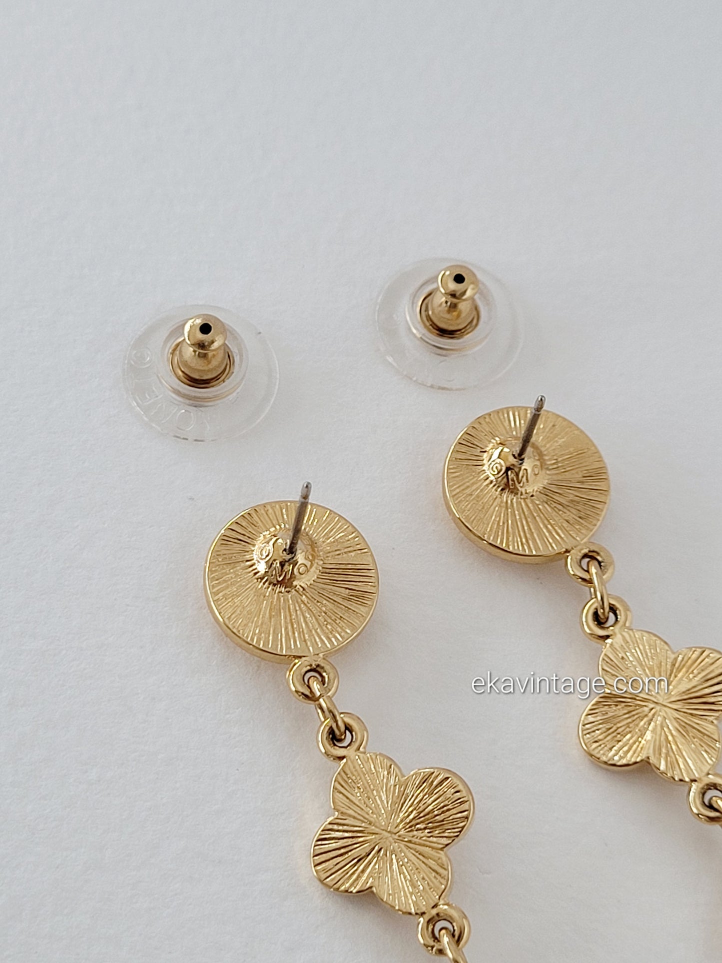 Monet - Boucles d'oreilles vintage