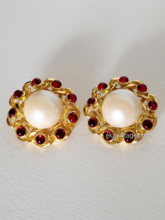 Escada - Boucles d'oreilles vintage