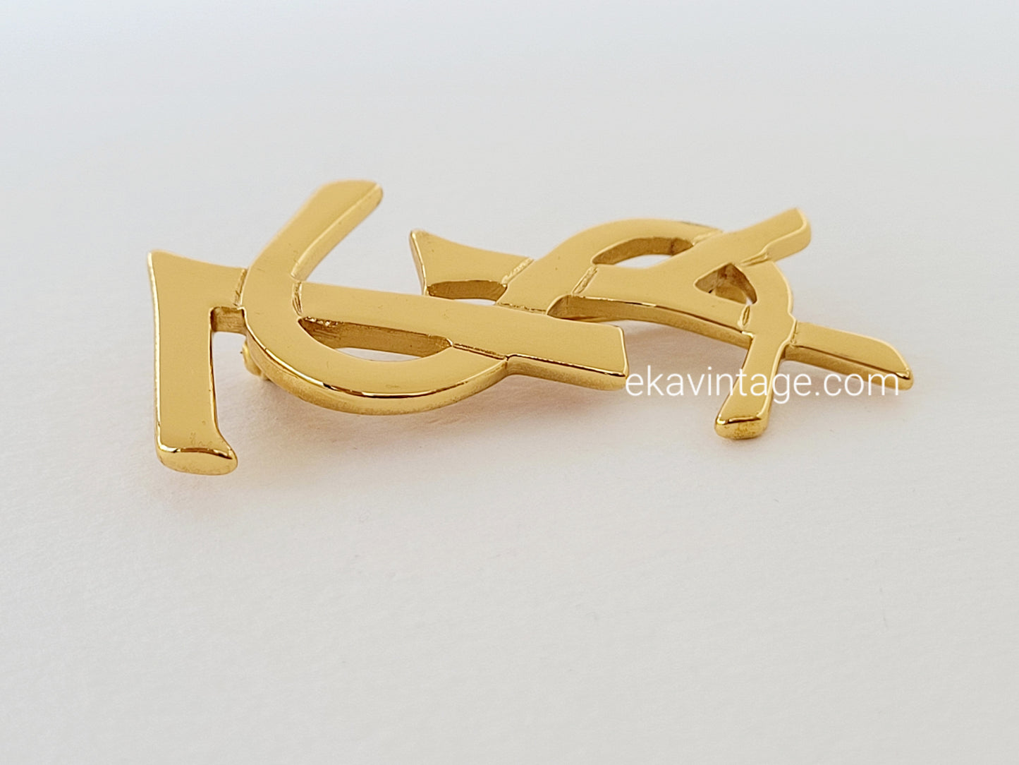 Yves Saint Laurent - Broche vintage logo YSL