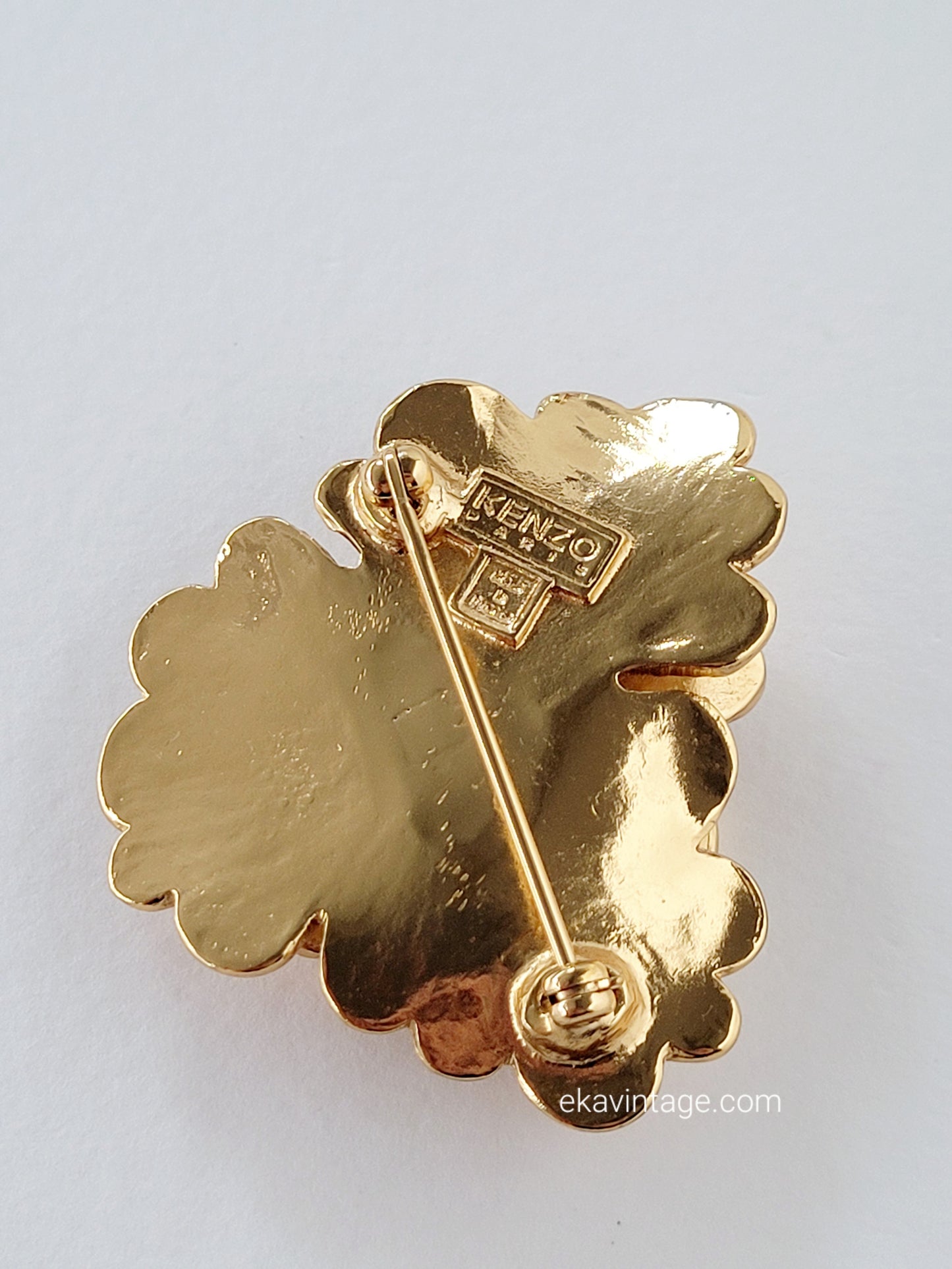 Kenzo Paris - Broche vintage Fleur