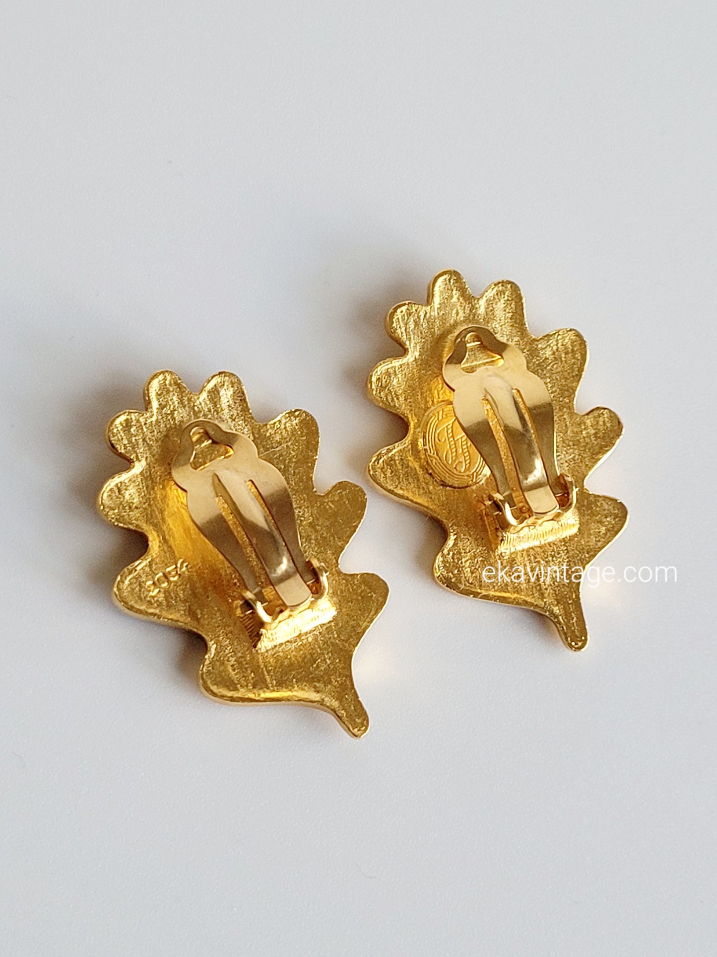 Ines de la Fressange - Boucles d'oreilles vintage