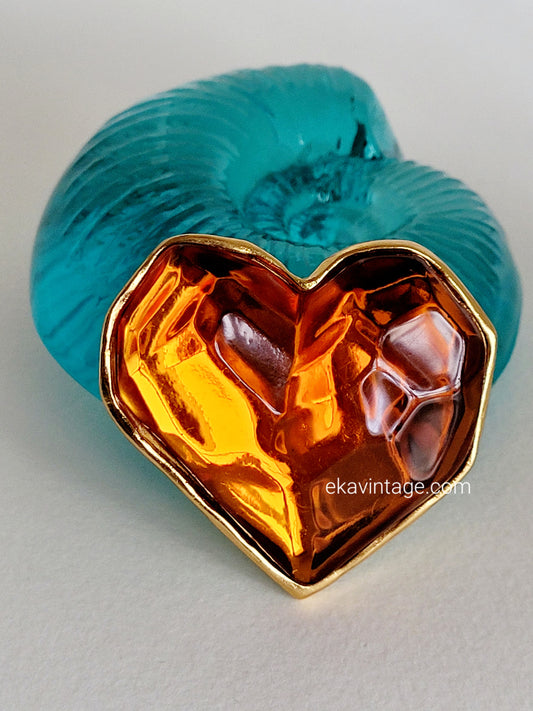 Sonia Rykiel - Broche vintage Cœur