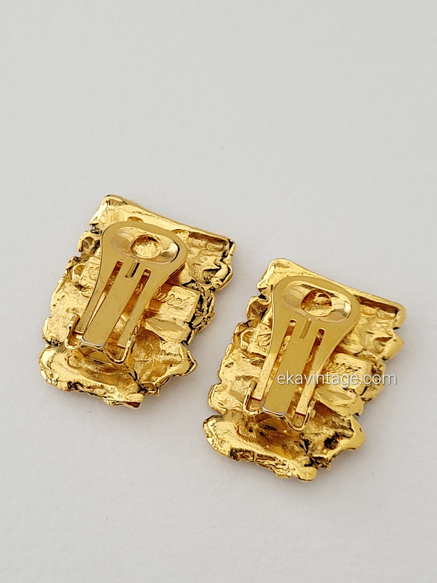 Charles Duret - Boucles d'oreilles vintage