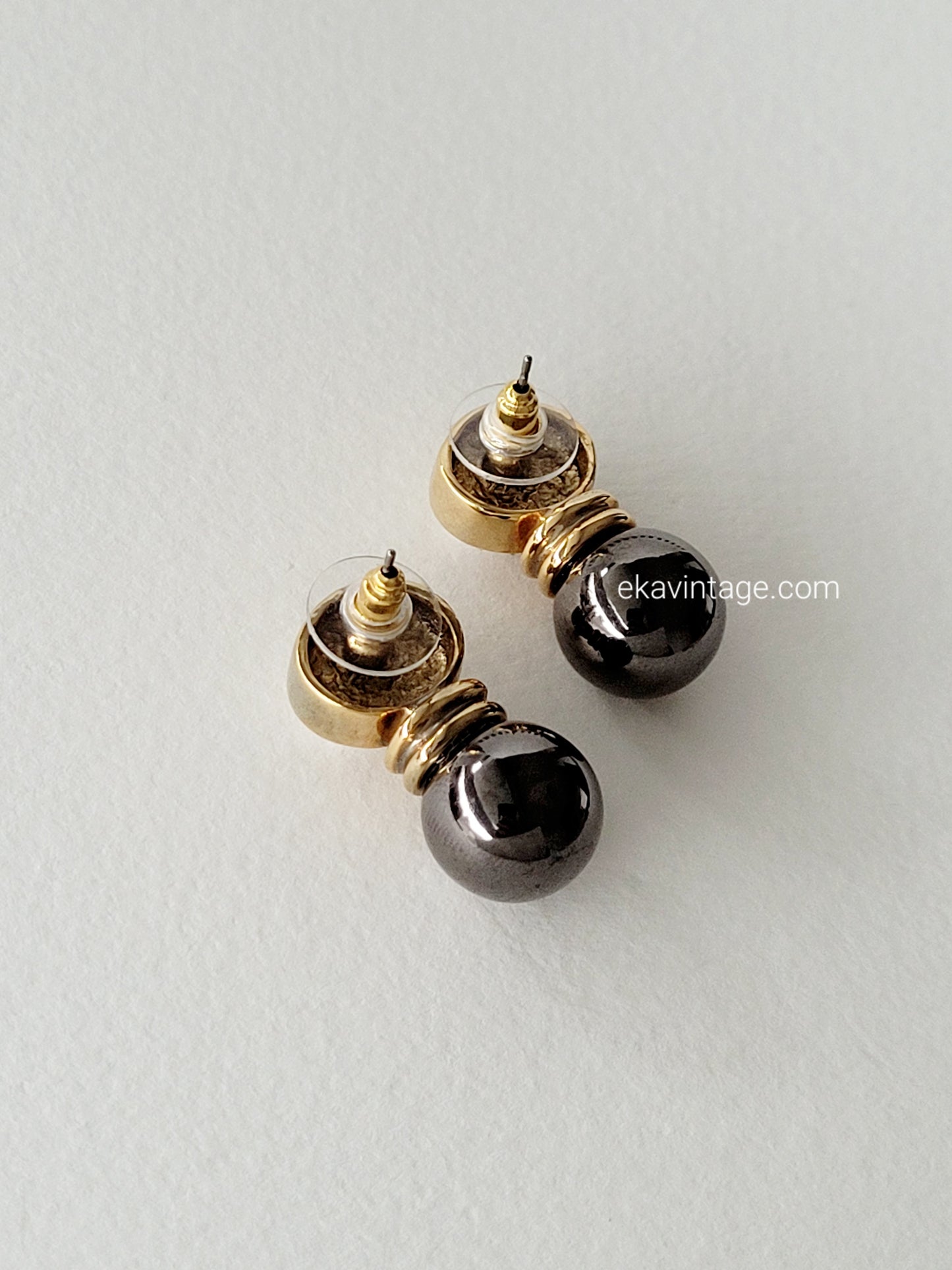 Cabochon - Boucles d'oreilles vintage