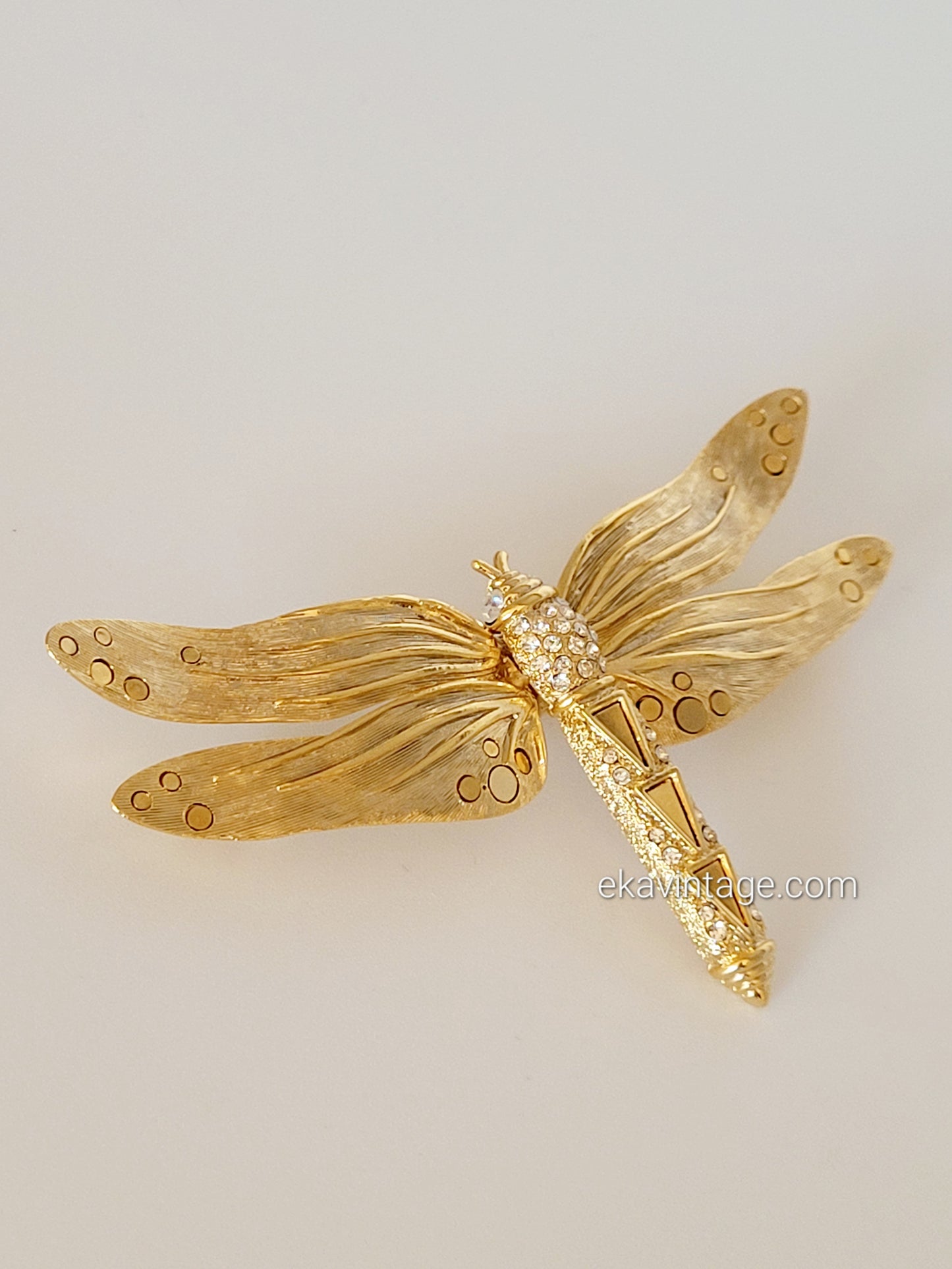 Orena - Broche vintage Libellule