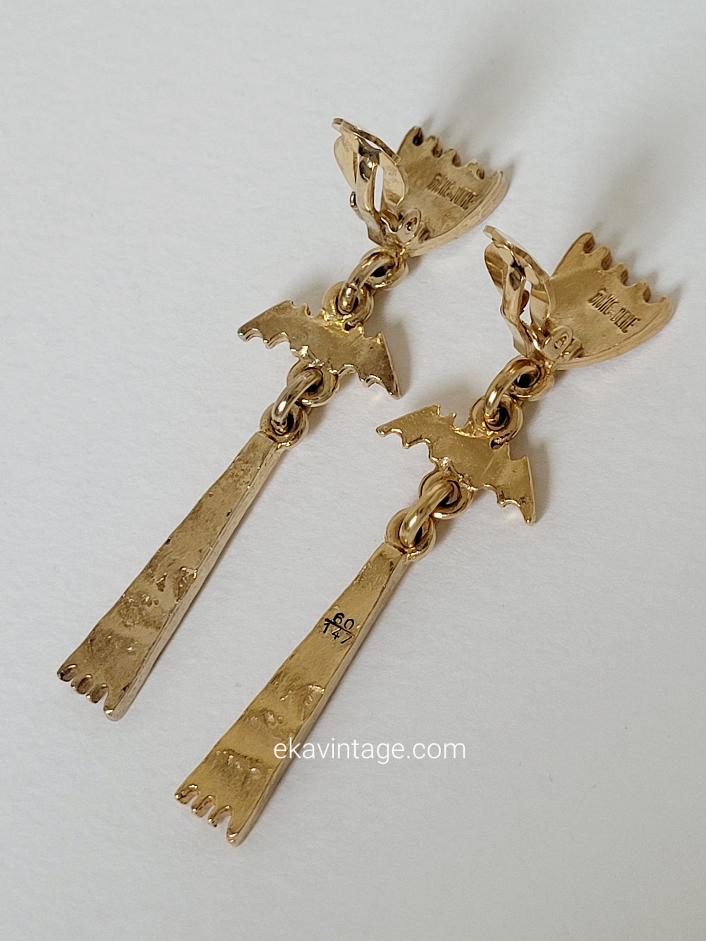 Biche de Bere - Boucles d'oreilles vintage
