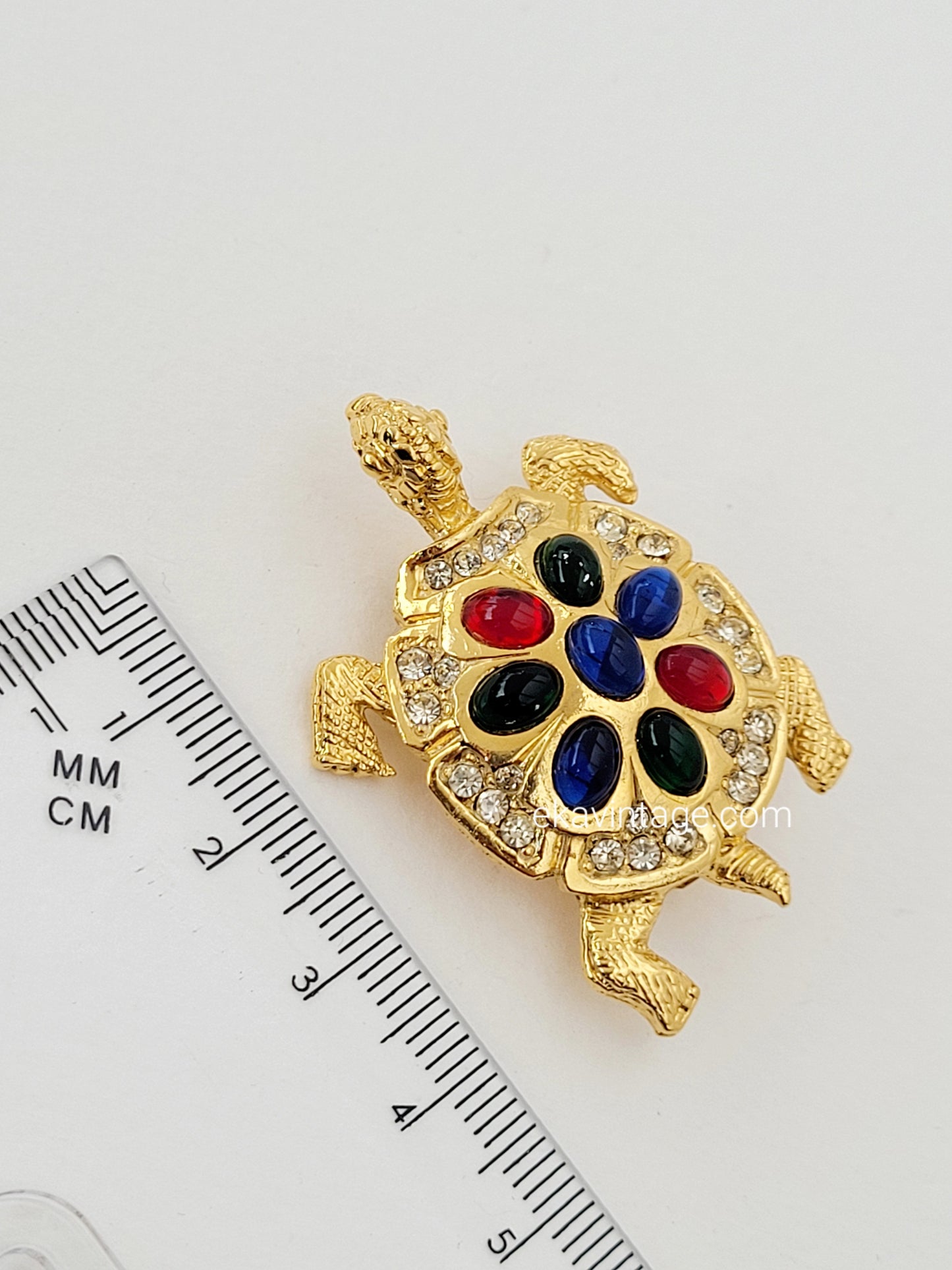 Broche vintage - Tortue