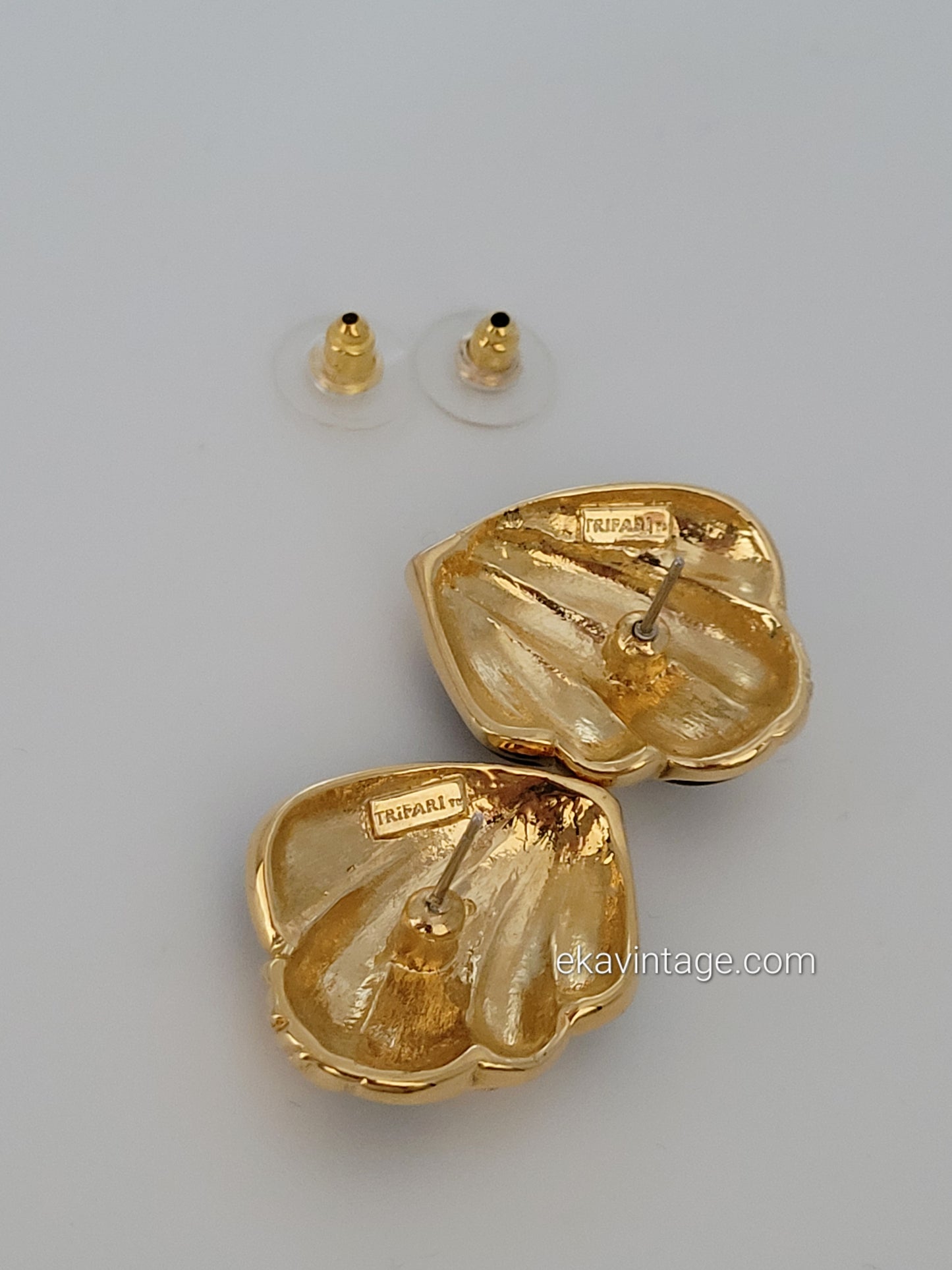 Trifari - Boucles d'oreilles vintage