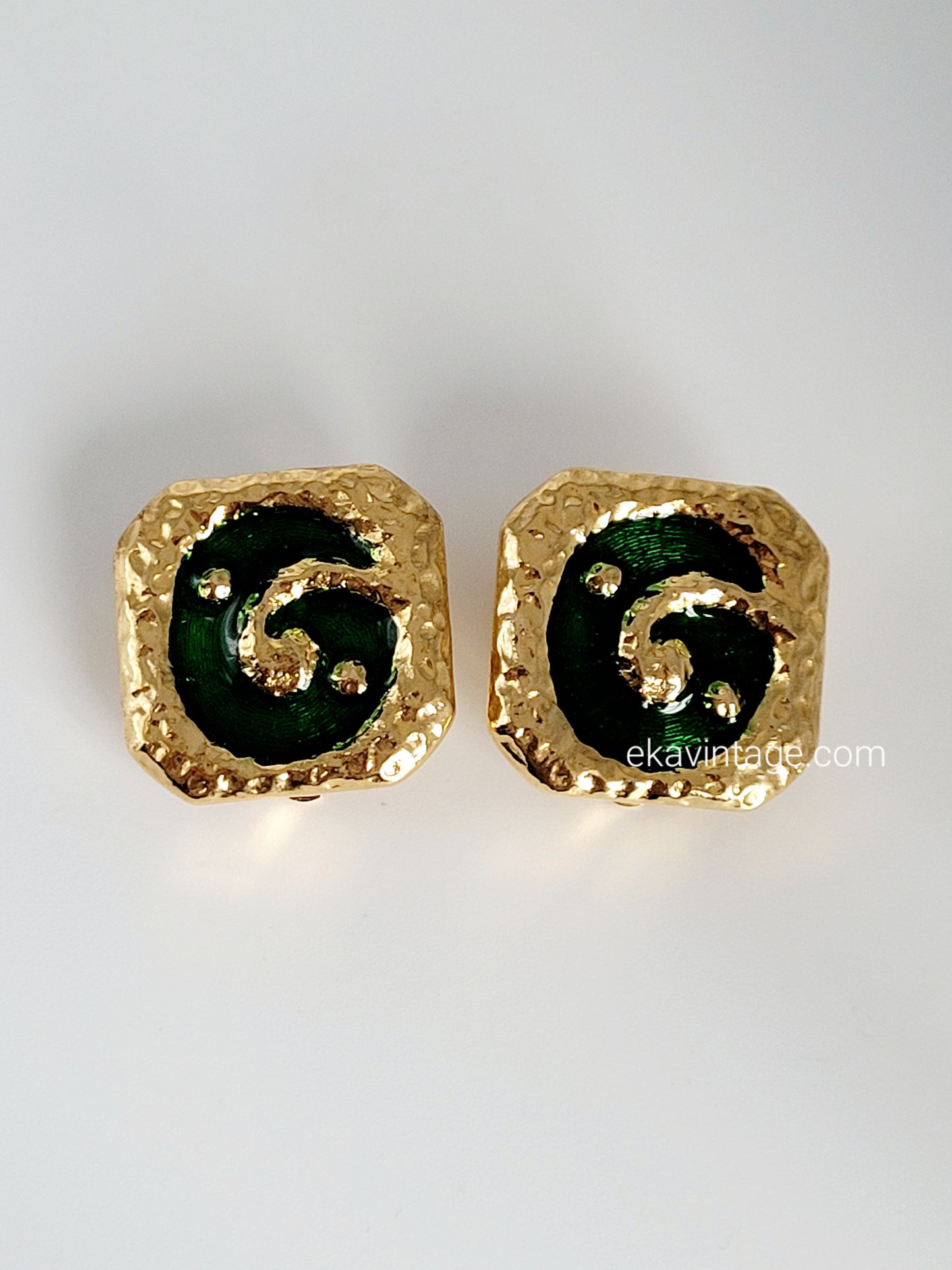 Louis Féraud - Boucles d'oreilles vintage