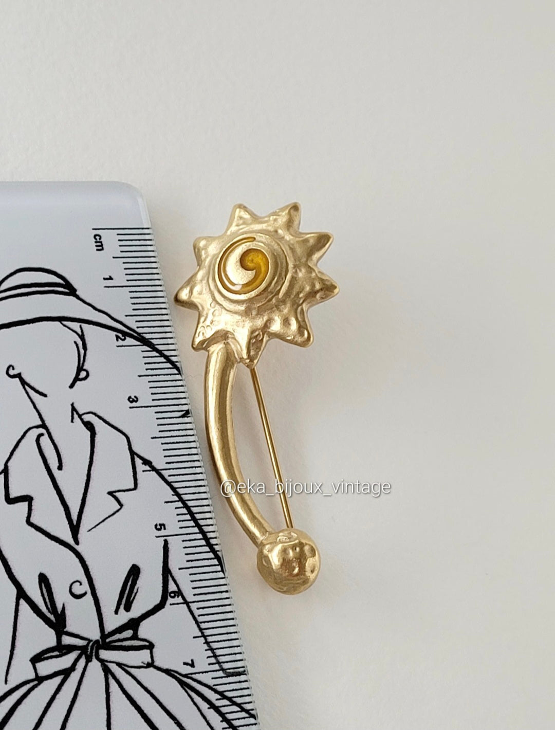 Broche vintage Jacques Esterel