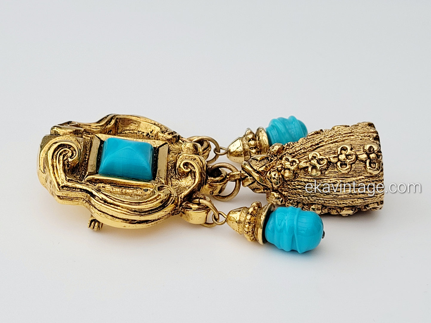 Voguebijoux - Grande broche vintage
