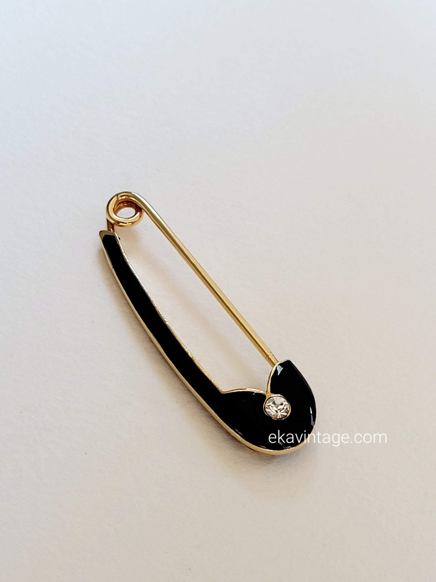 Sonia Rykiel - Broche vintage Épingle bleu marine