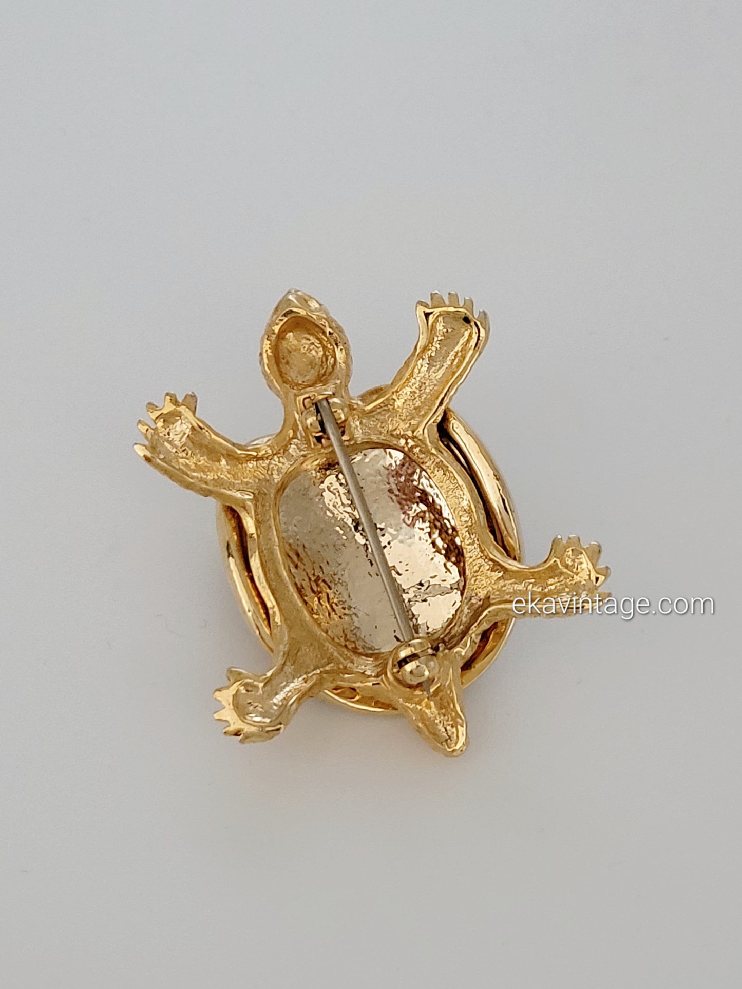 Broche vintage - Tortue