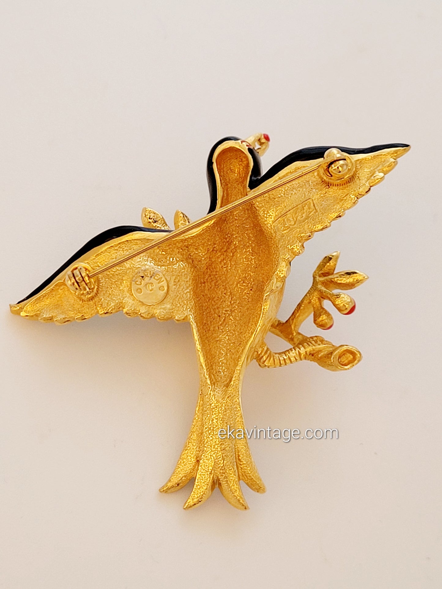 Carven - Broche vintage Oiseau