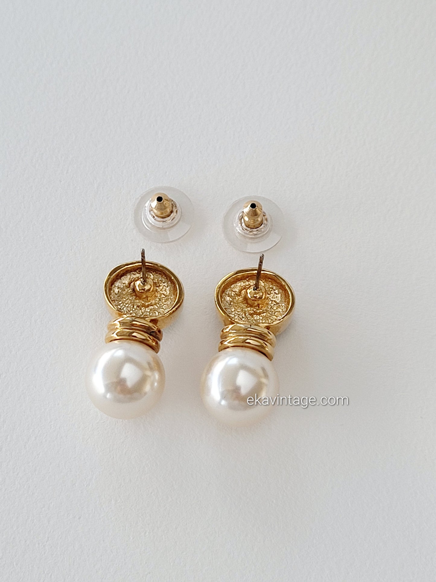 Cabouchon-Boucles d'oreilles vintage