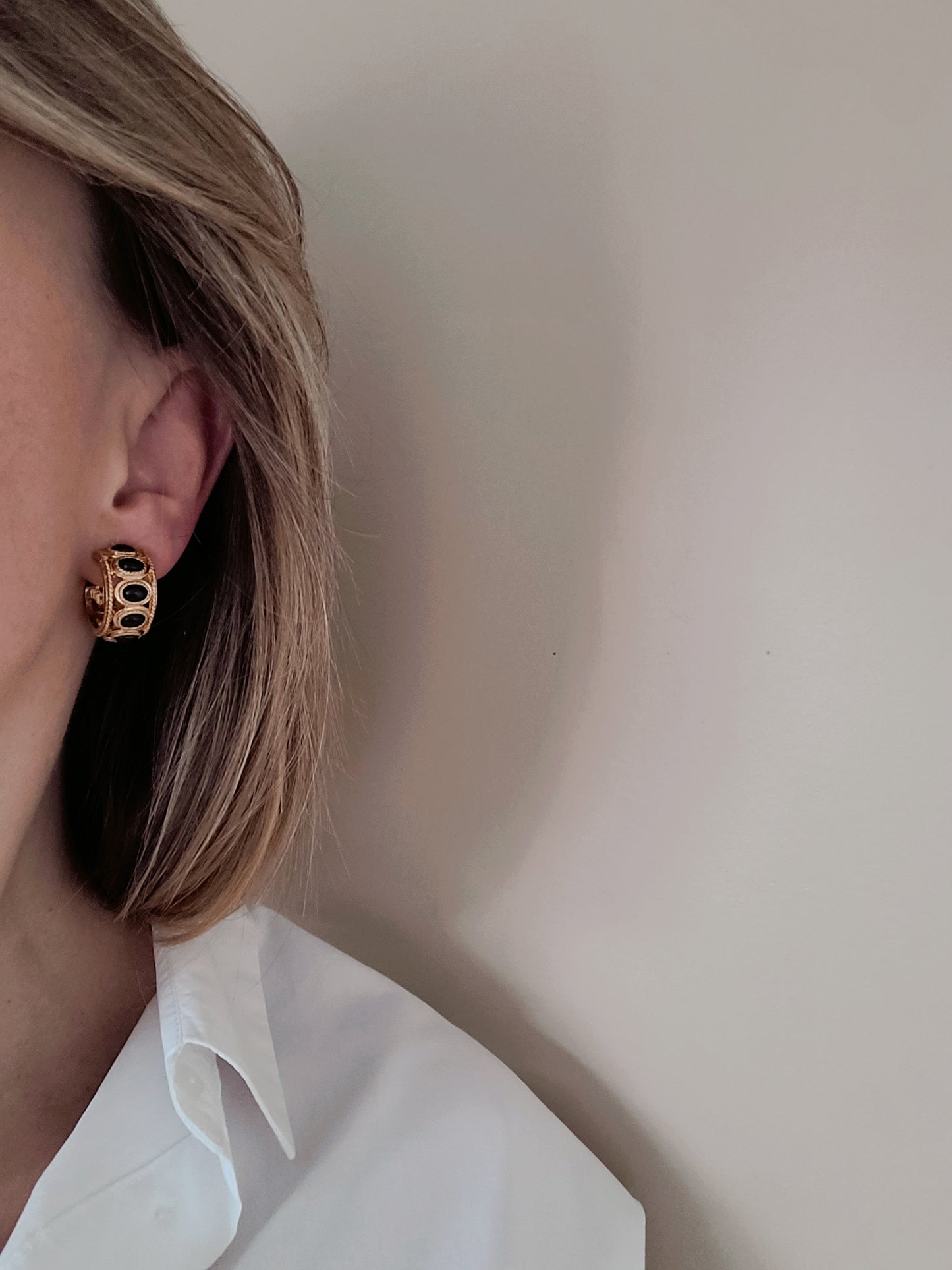 Monet - Boucles d'oreilles vintage