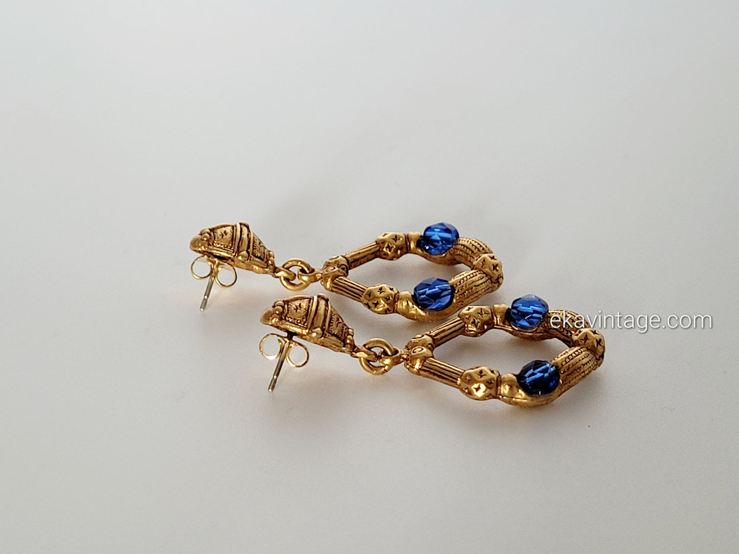 Zarzuelas - Boucles d'oreilles pendantes vintage