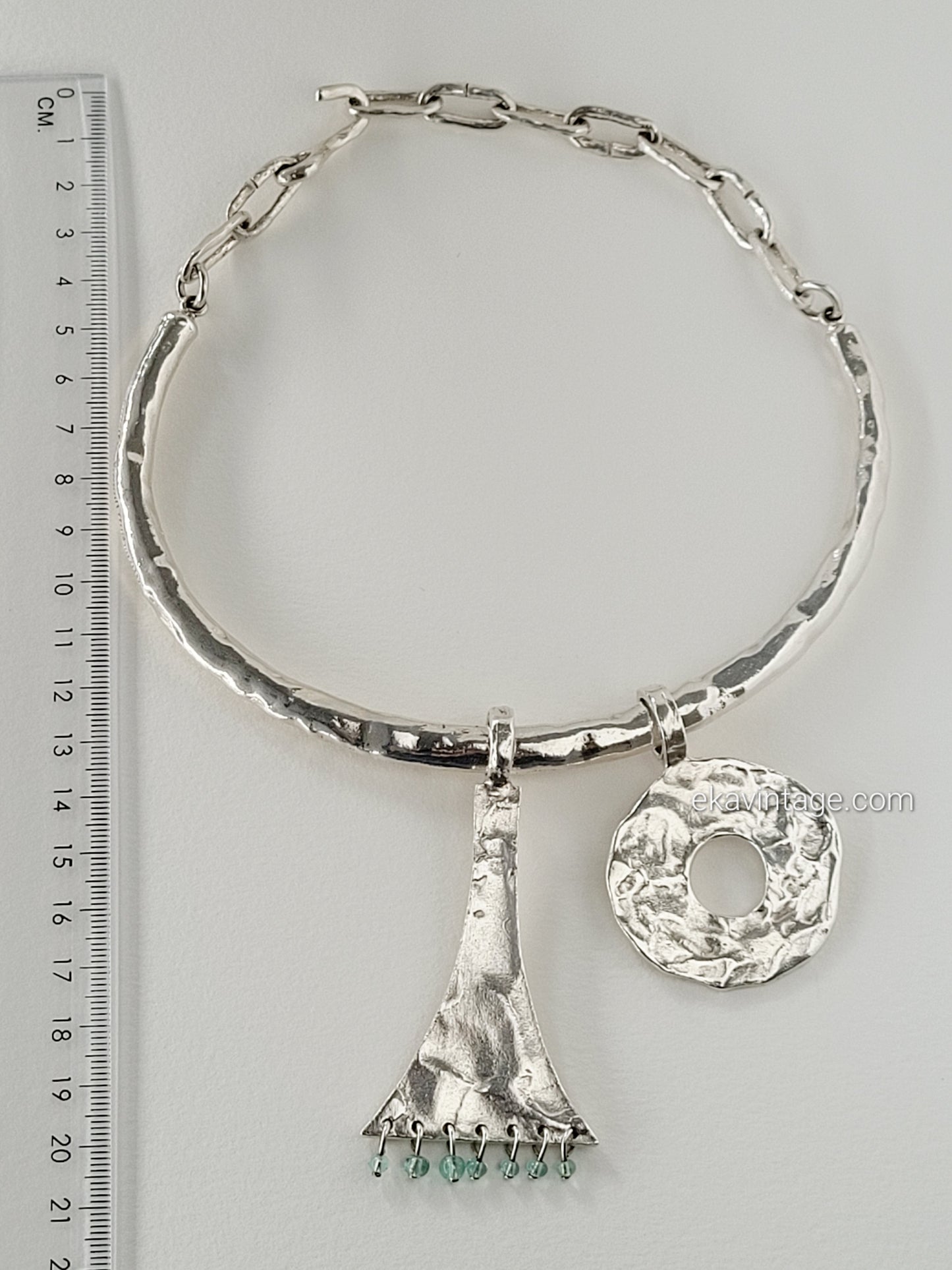 Biche de Bere - Collier vintage avec deux pendentifs interchangeables