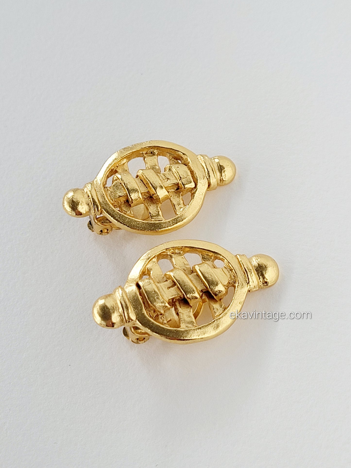 Boucles d'oreilles vintage - Bijou de créateur