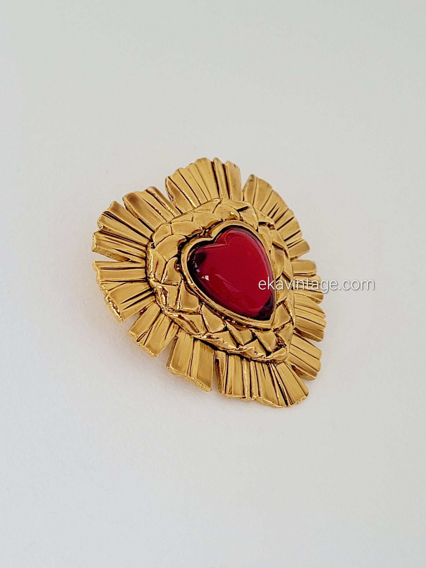 Yves Saint Laurent - Broche/Pendentif vintage Cœur