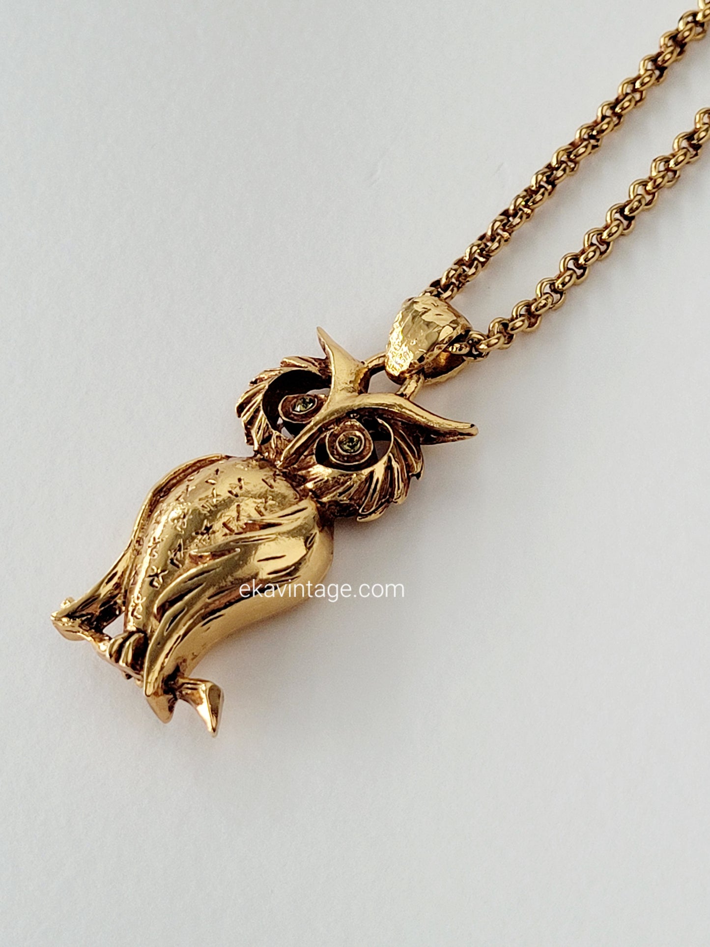 Xavier Loubens Paris - Collier vintage Hibou