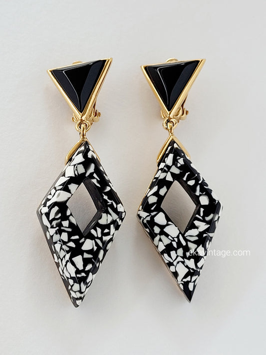 Carita Paris - Boucles d'oreilles vintage