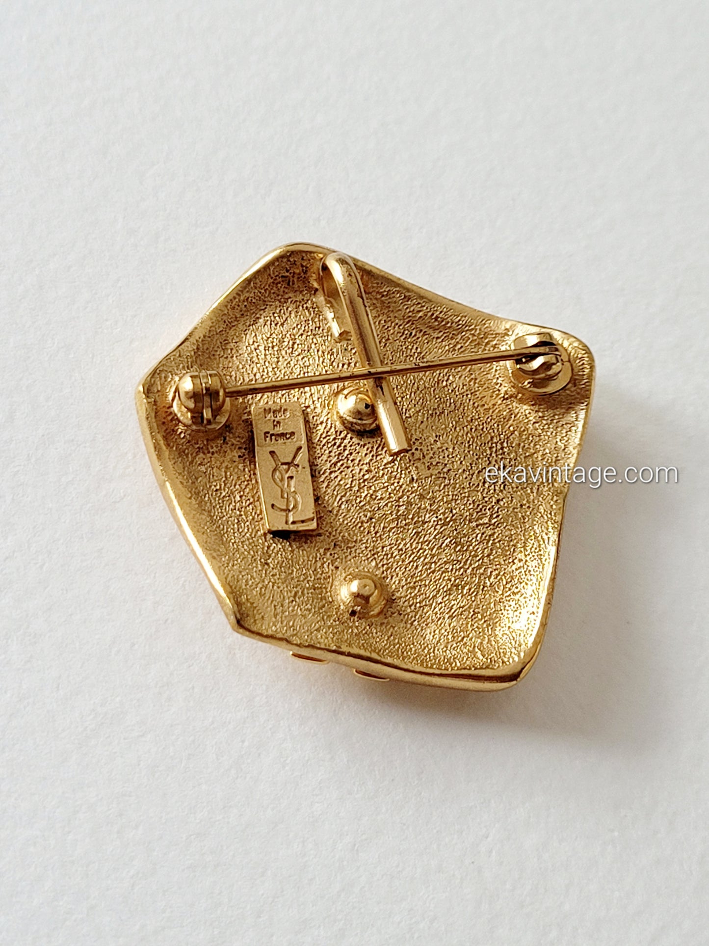 Yves Saint Laurent - Broche/Pendentif vintage Cœur YSL