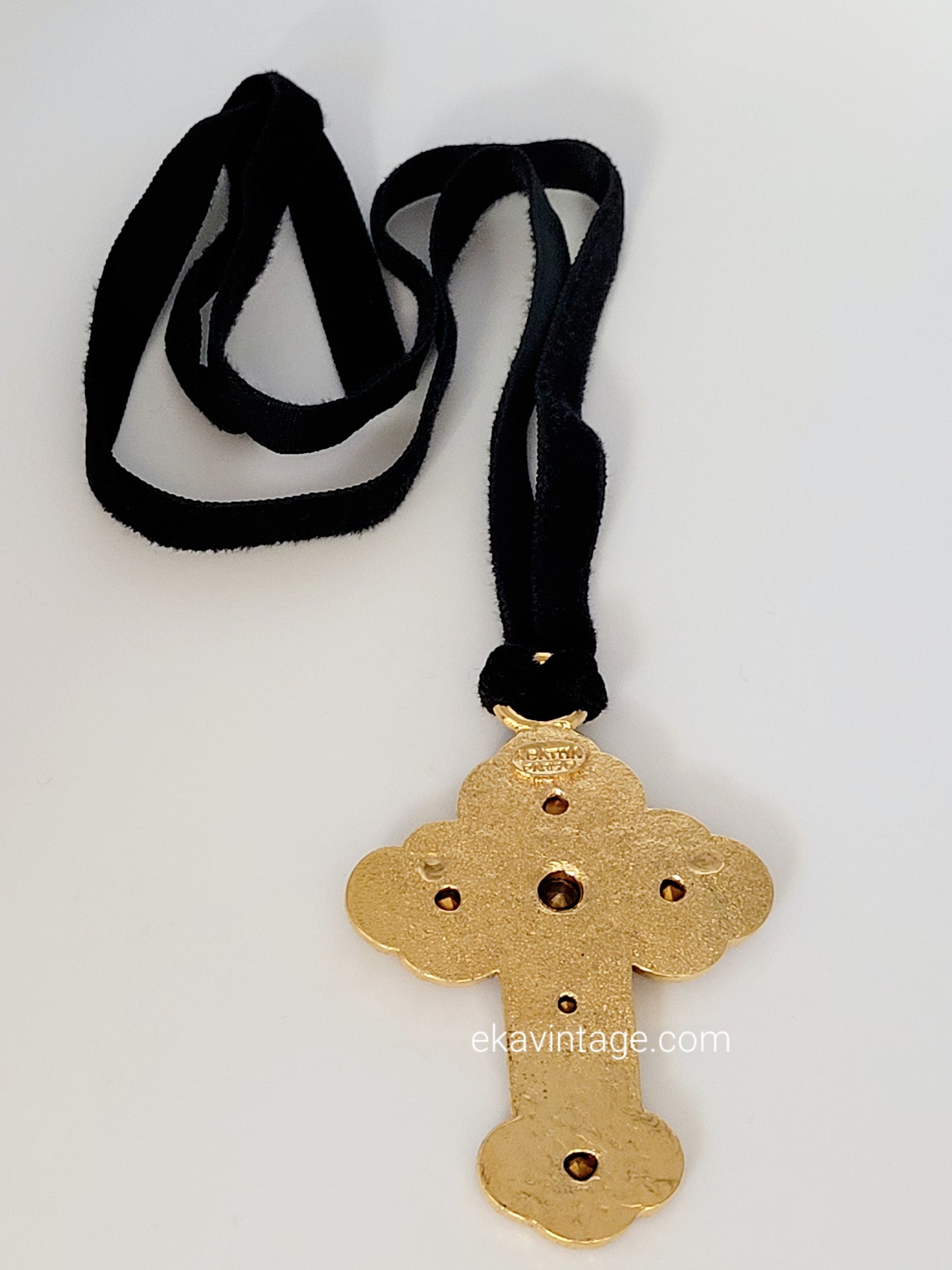 Agatha Paris - Pendentif/Collier vintage Croix