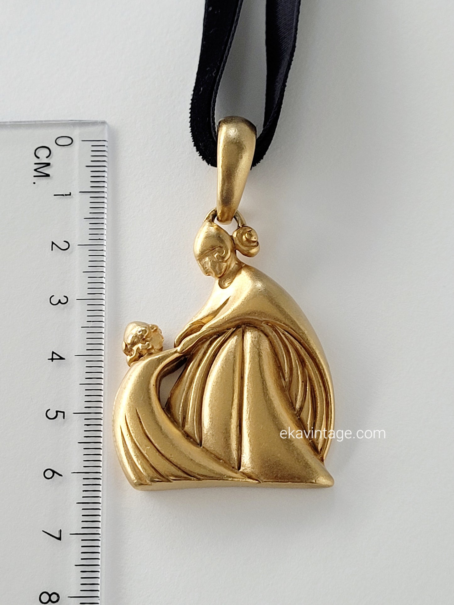 Lanvin - Pendentif vintage - Mère et fille