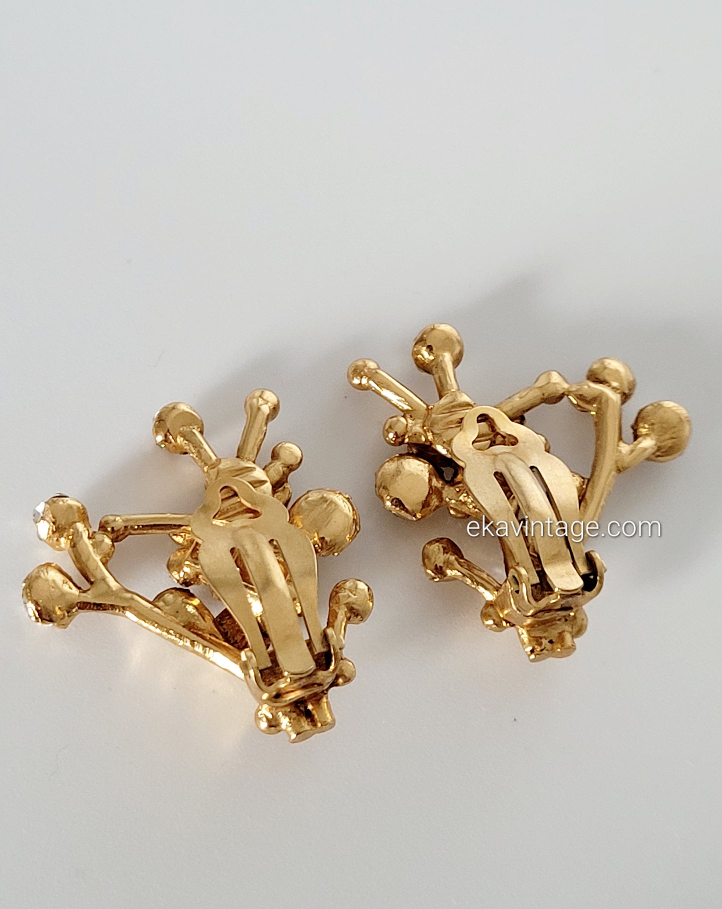 KENZO - Magnifique parure boucles d'oreilles et broche vintage