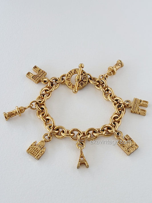 Agatha Paris - Bracelet vintage sept breloques