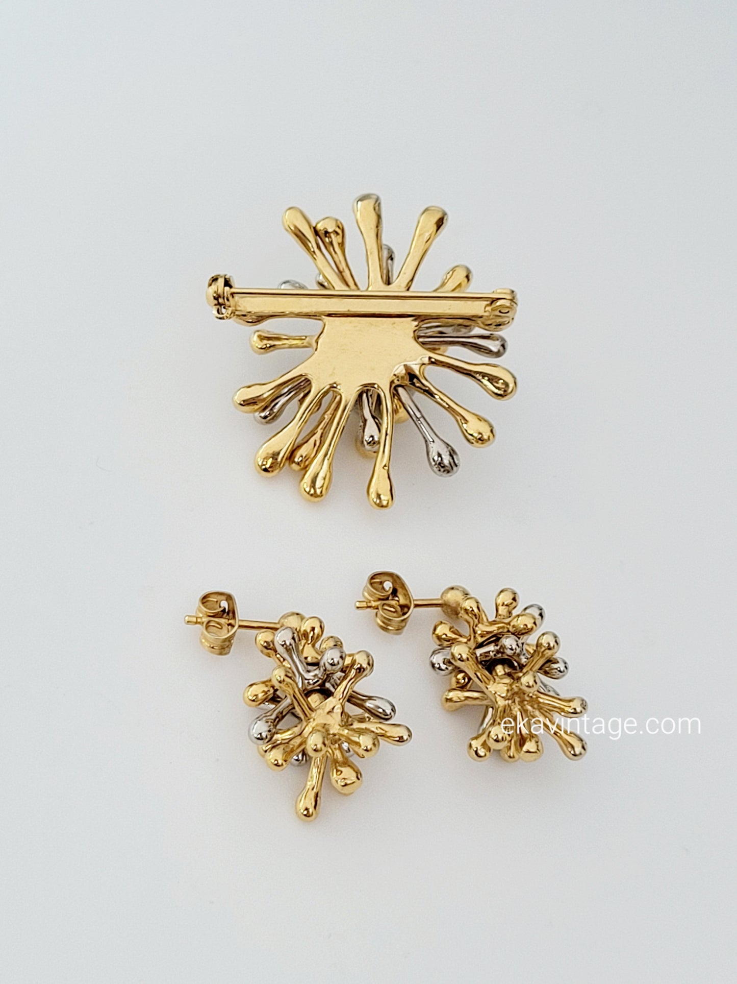 Charles Jourdan - Broche et boucles d'oreilles