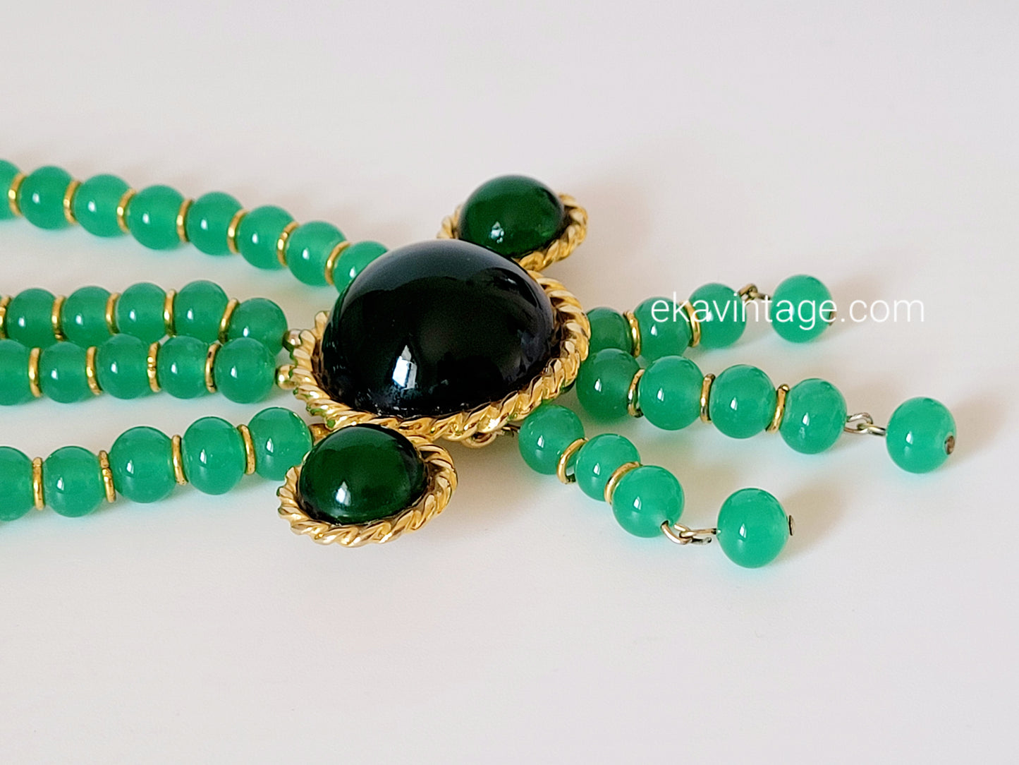 Rita Frascione - Collier vintage perles en verre