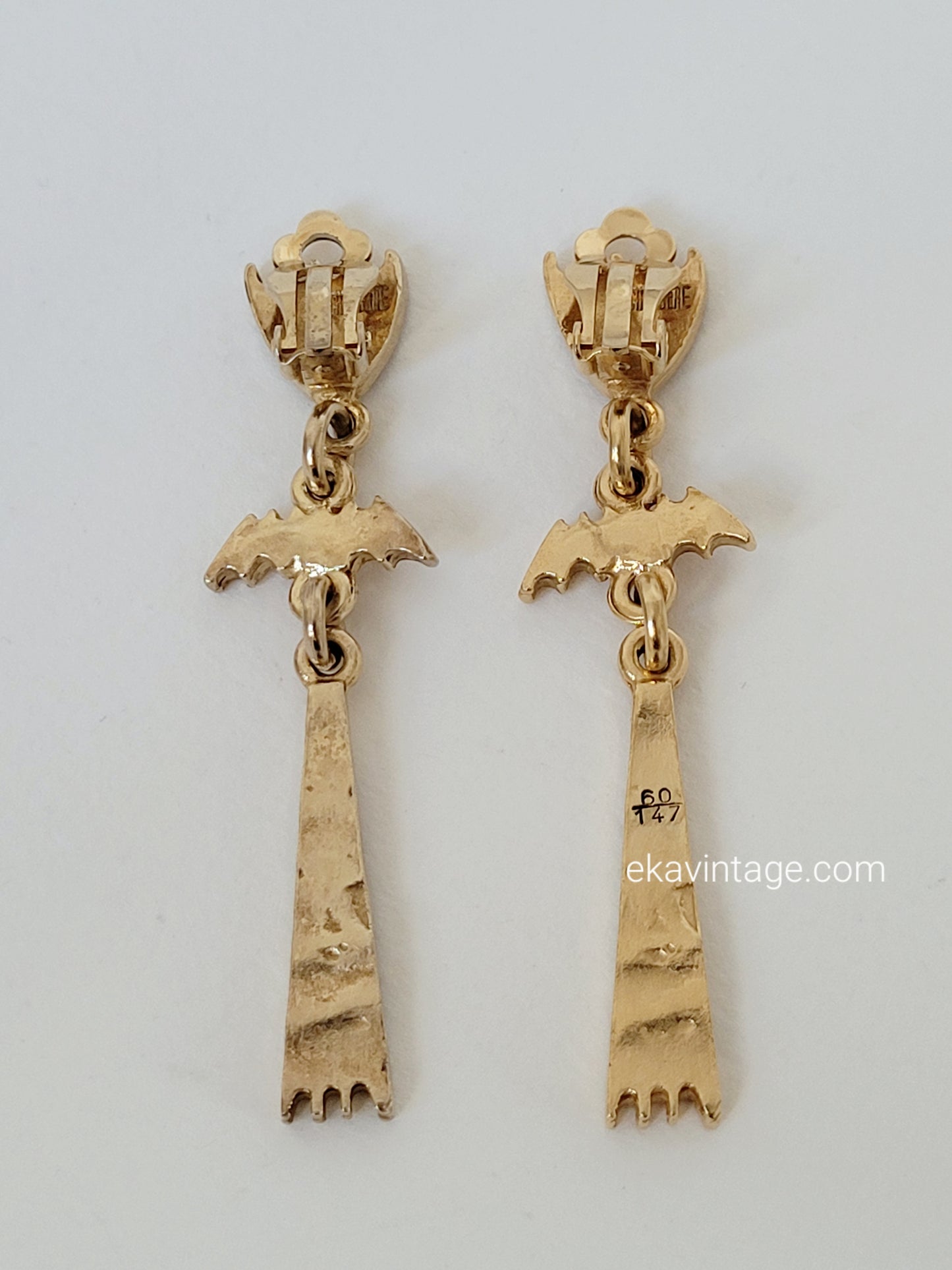 Biche de Bere - Boucles d'oreilles vintage