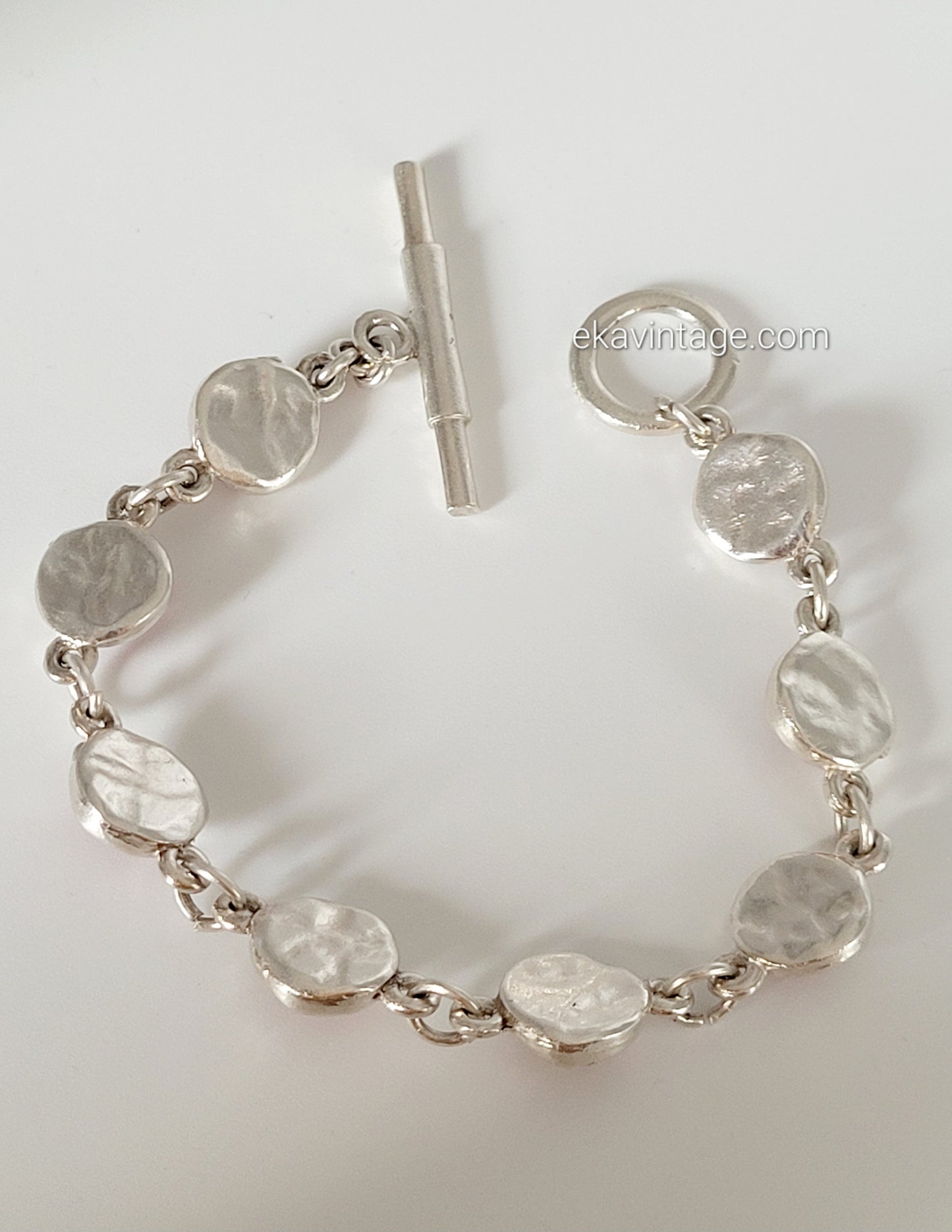 Biche de Bere - Bracelet vintage cabochons rouges