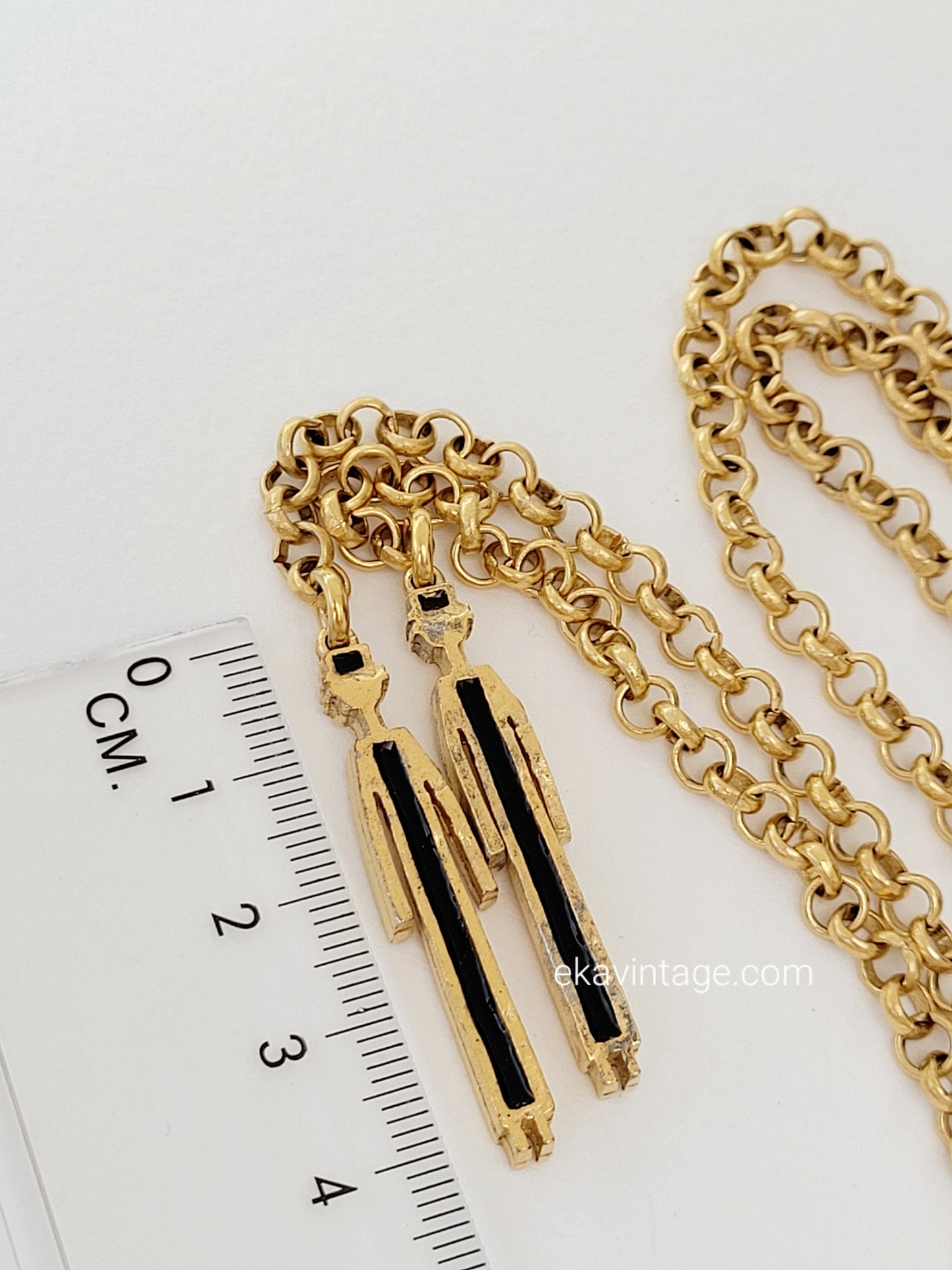 Biche de Bere - Collier vintage doré