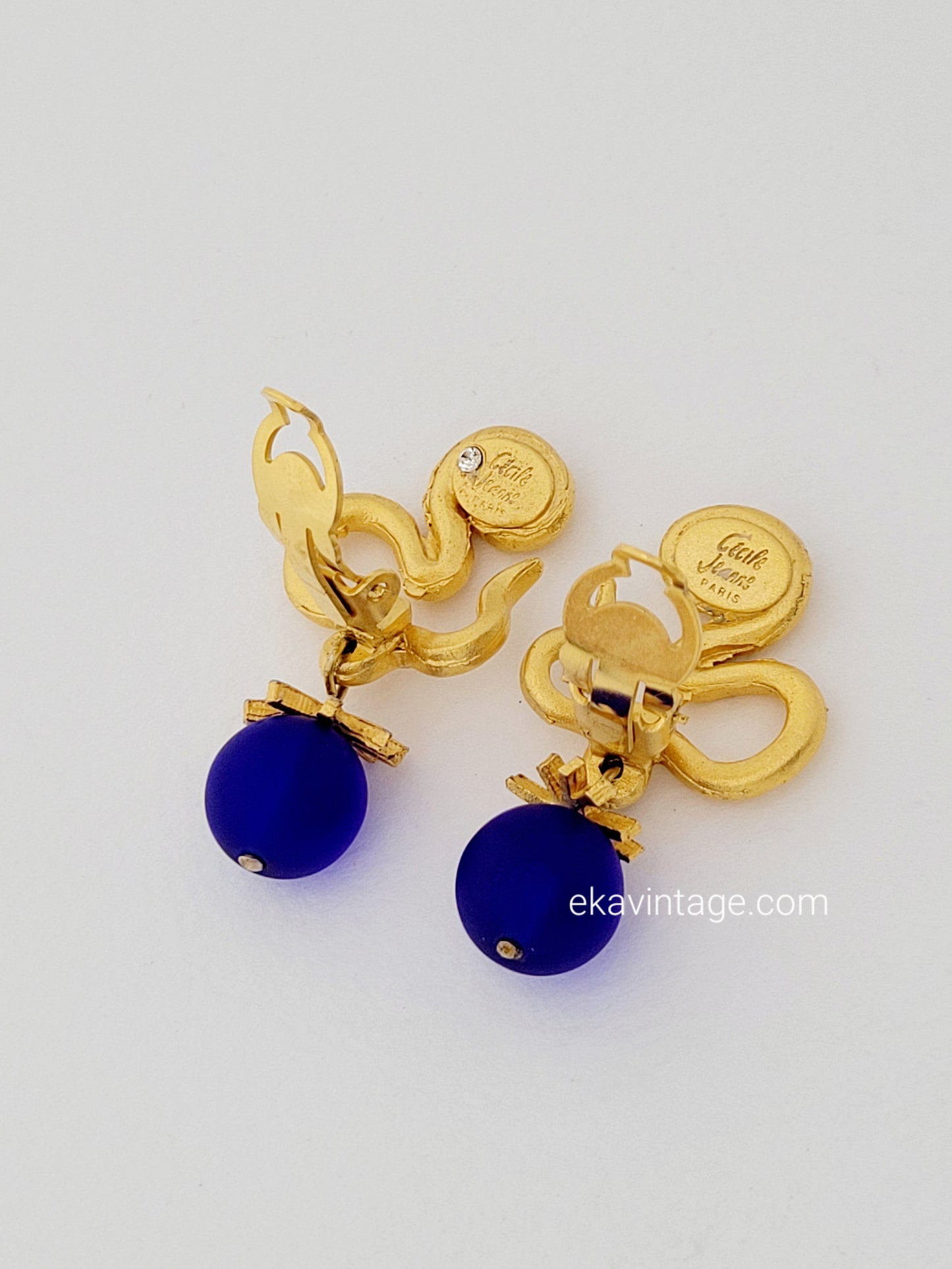 Cécile et Jeanne - Boucles d'oreilles pendantes