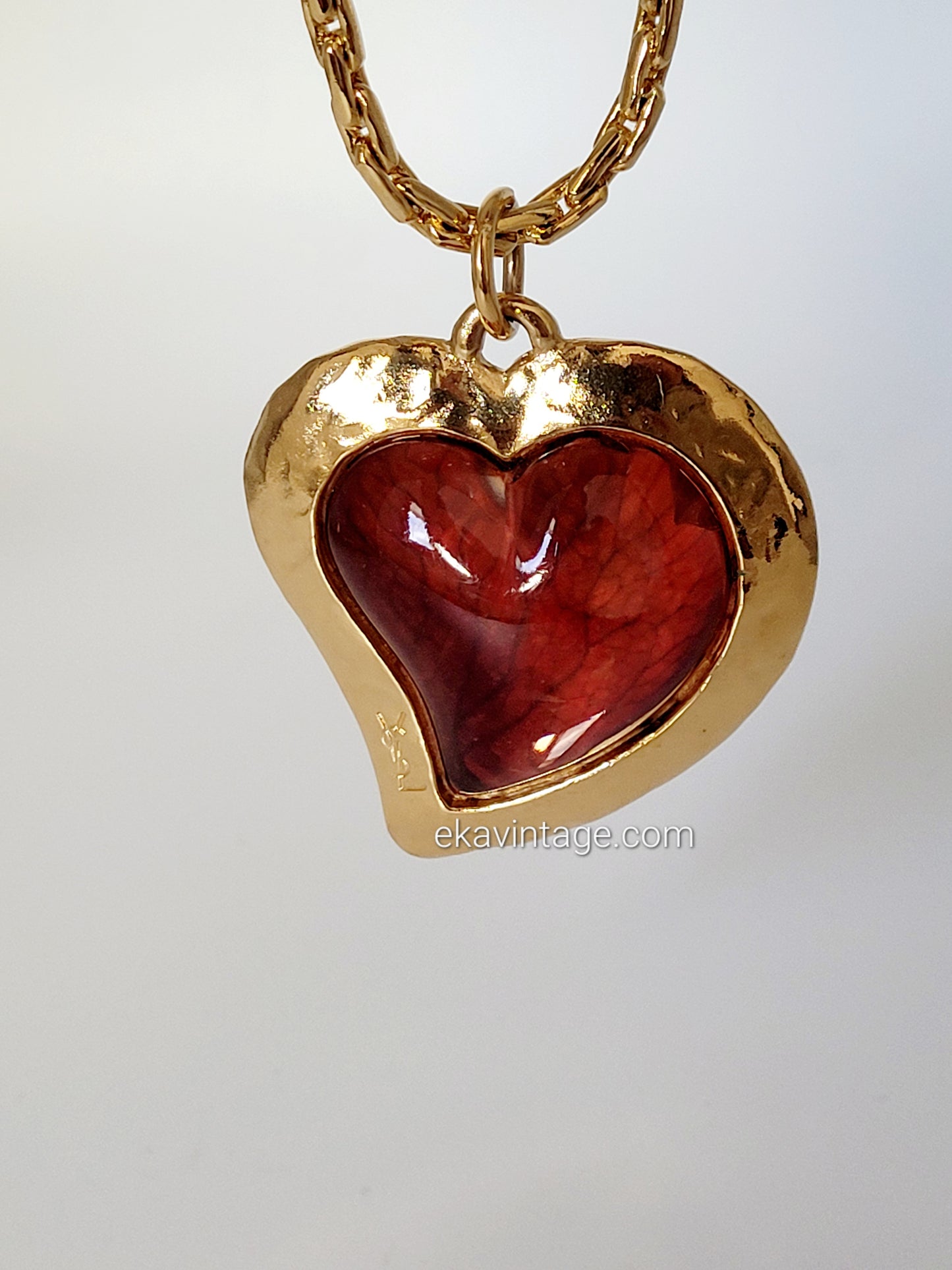 Yves Saint Laurent - Pendentif vintage Cœur