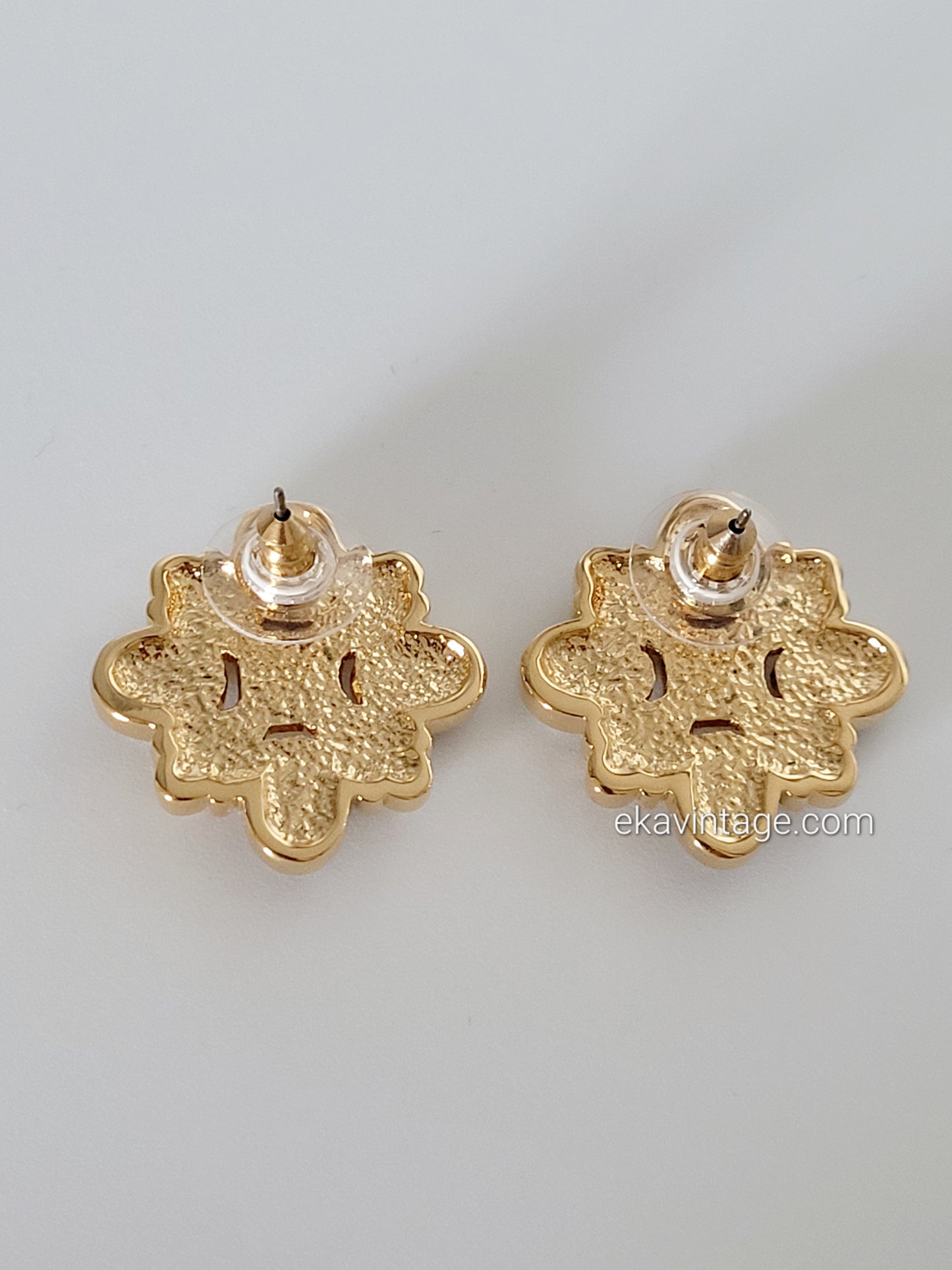 Cabouchon - Boucles d'oreilles vintage
