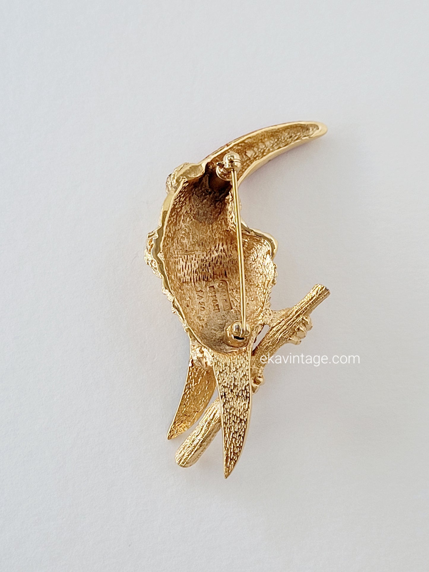 Carven - Broche vintage Toucan